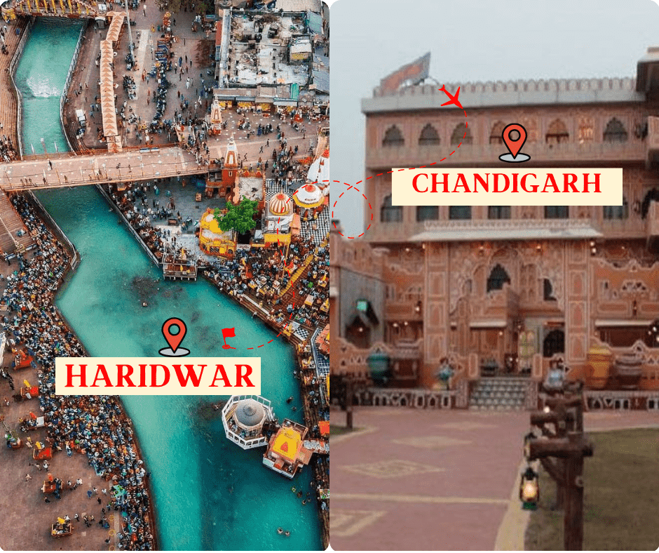 HARIDWAR TO CHANDIGARH DISTANCE