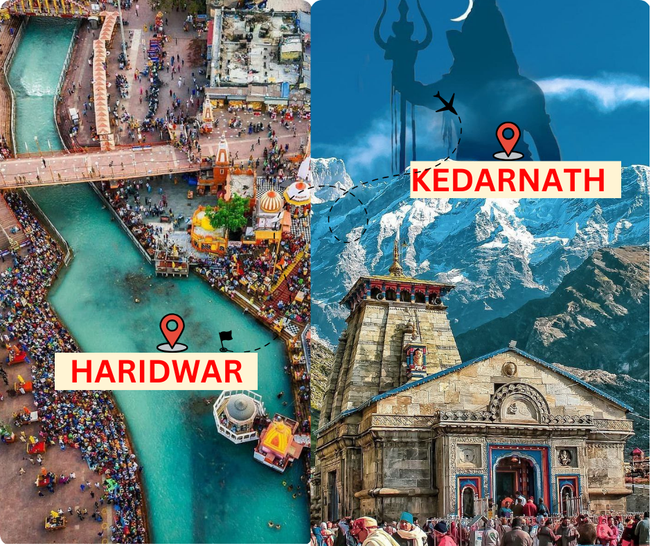 haridwar to kedarnath distance