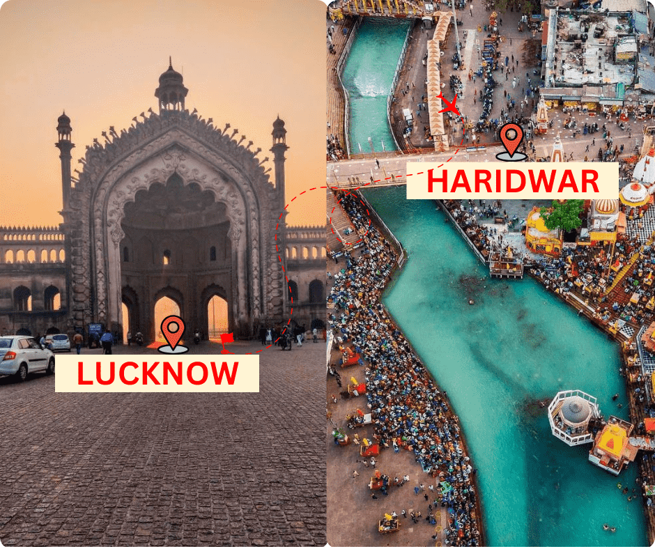 LUCKNOW TO HARIDWAR DISTANCE