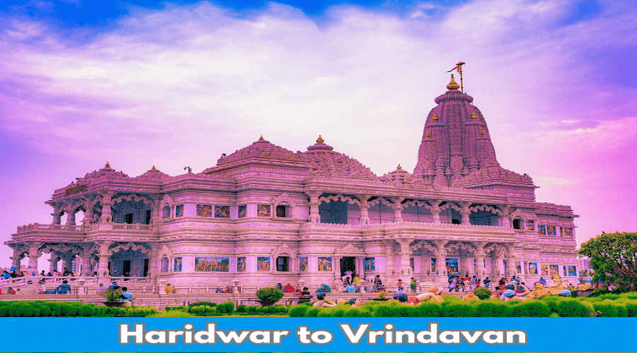 Haridwar to Vrindavan Distance