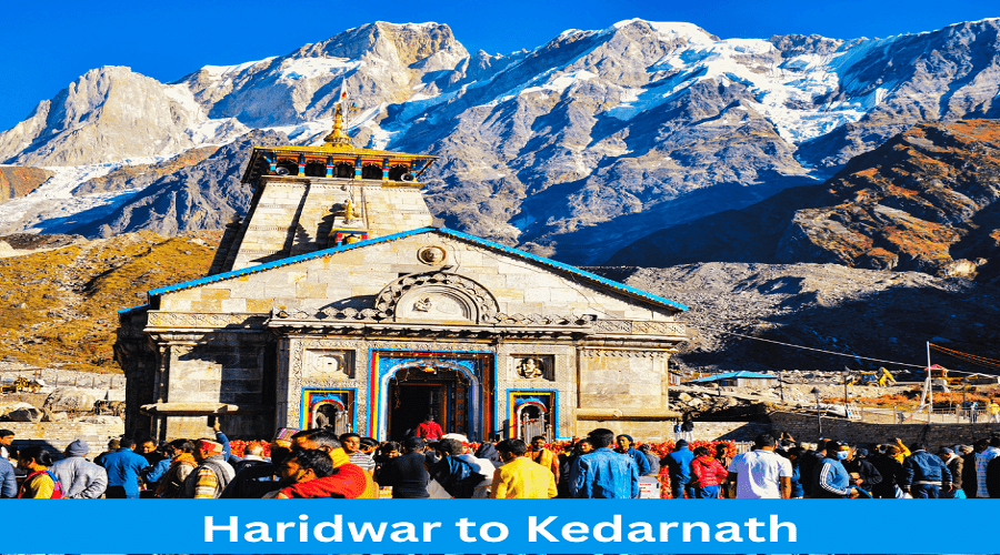 haridwar to kedarnath distance