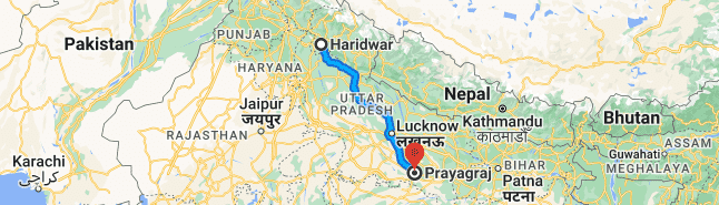 Haridwar to Prayagraj