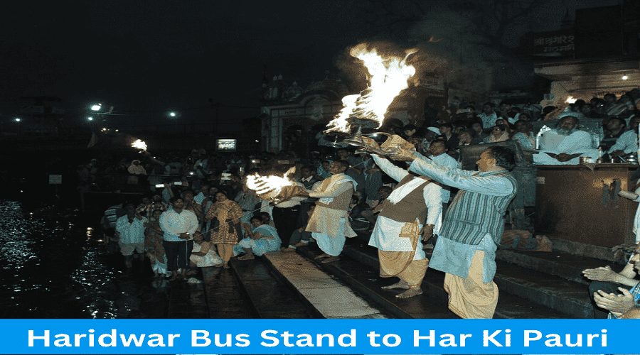 Haridwar Bus Stand to Har Ki Pauri Distance