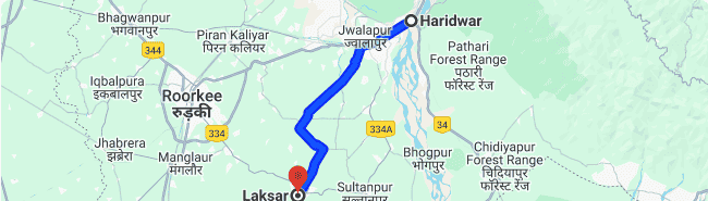 laksar to haridwar