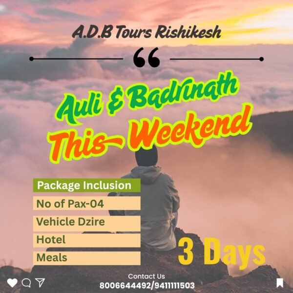 Auli and badrinath tour Package