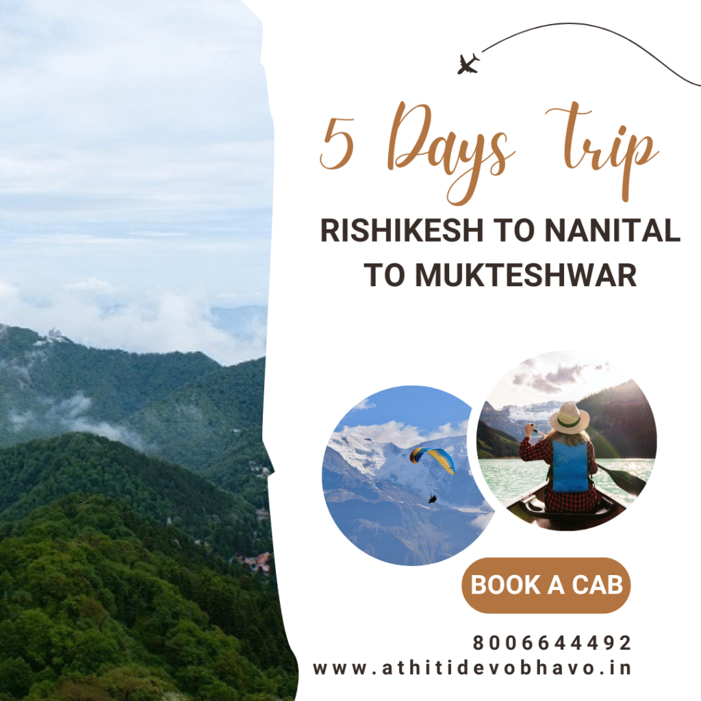 5 days trip rishikesh to nanittal to mukteshwar